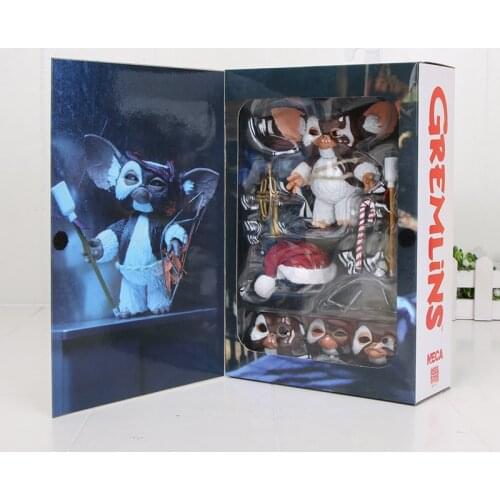 Gremlins figure neca 10cm Movie gremlins gizmo Toy Doll Christmas Edition anime Figure action Collectible Model toys kids Gifts