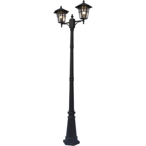 H≈2.3M)outdoor garden light waterproof high pole street light E27 villa garden grass community landscape outdoor lighting