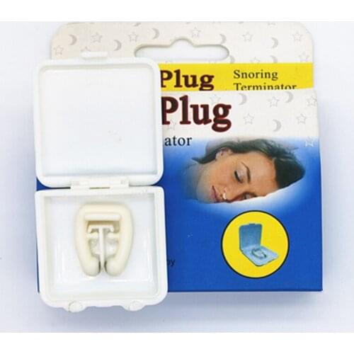 3 boxes/lot Silicone Anti Snore Magnetic Nose Clip Ease Breathing Sleep Well Sleeping Apnea Device