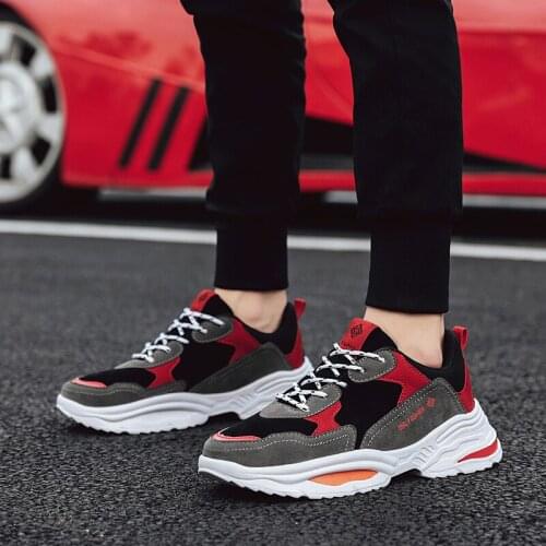 Male Casual Shoes Lightweight for Men Comfortable Air Mesh Sneakers Casual Shoes Thick Bottom Platforms Shoes Tenis Mascu A5-34