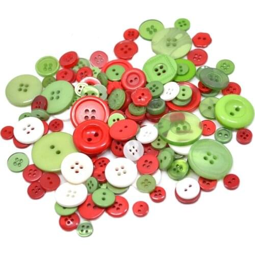 100g Mixed Buttons Fashion Fastener for Craft And DIY Button mixed shape & sizes buttons