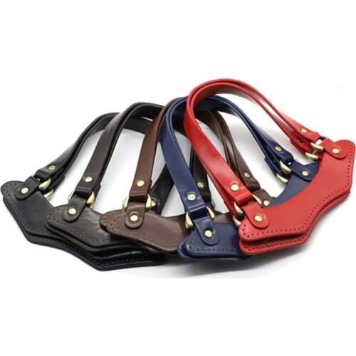 PU Leather Handbag Top Handle Strap for DIY Handmade Woven Bag Accessories