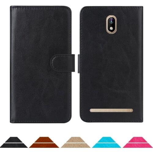 Luxury Wallet Case For Aligator S5065 Duo PU Leather Retro Flip Cover Magnetic Fashion Cases Strap