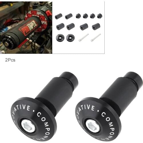 2pcs /lot Motorcycle Steering Wheel Handle End Lever Tail Weight Knob Anti Vibration Cap Connector Motorcycle Handlebar