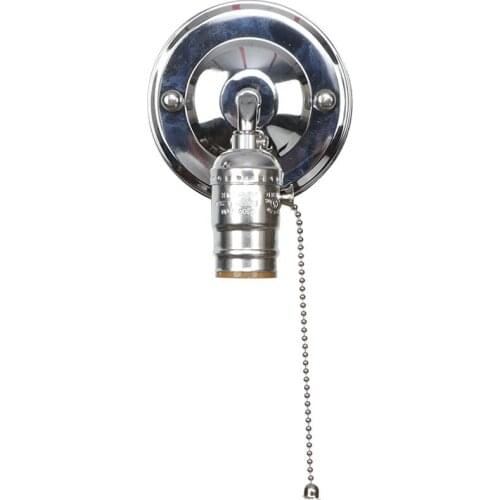 Modern aluminum wall lamp Zipper Style chromium color LED E27 AC85-265 Bedside wall light Living/dining/aisle Indoor lighting