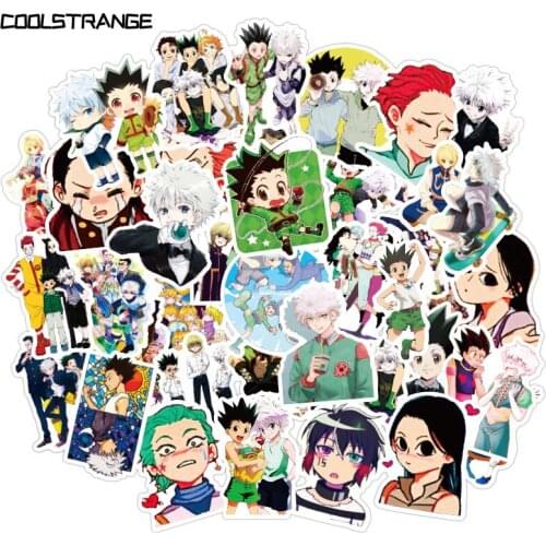 10/30/50Pcs HUNTER X HUNTER Anime Stickers For Laptop Refrigerator Motorcycle Skateboard Scrapbook Toy Gift Box Stickers