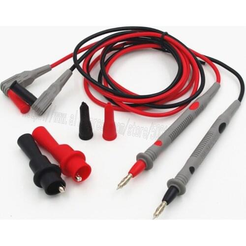 Universal safety 4mm Banana Test Leads lantern Tip for Multimeter Meter Probe With Alligators/Crocodile clip red/black
