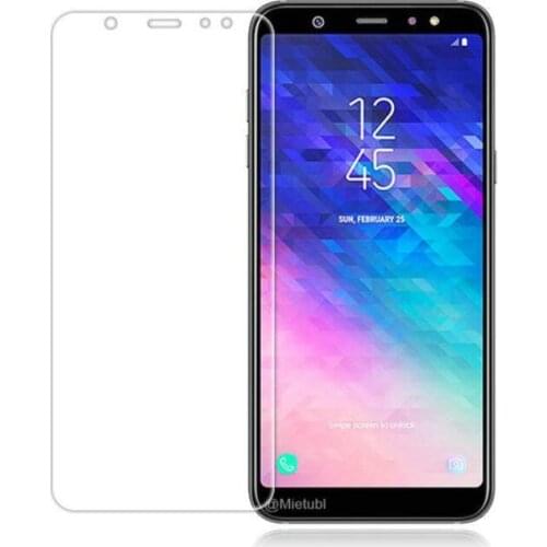 2PCS Tempered Glass For Samsung Galaxy A6 2018 SM-A600F A600FN A600A A600G Glass Screen Protector 2.5D 9H Protective Film