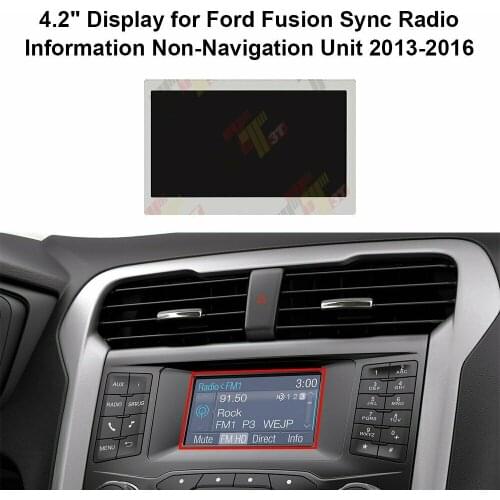 LCD Display Screen For Ford Fusion Focus Sync Radio Information Non-Navigation Unit