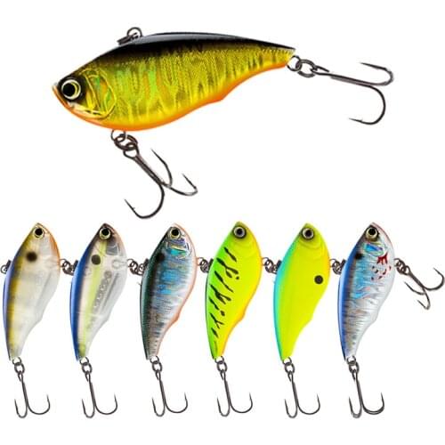 1Pcs VIB Lure 5.5Cm 10g Sinking Vibration Fishing Lure Plastic Artificial Wobbler Crankbait Jigs Trout Baits Tackle Pesca