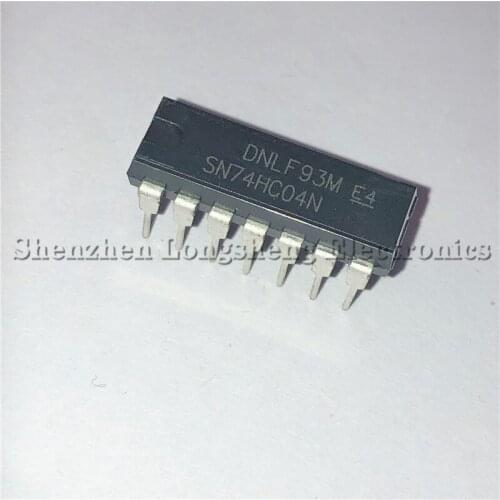 10PCS/LOT NEW SN74HC04N 74HC04N DIP-14 chip six-way inverter