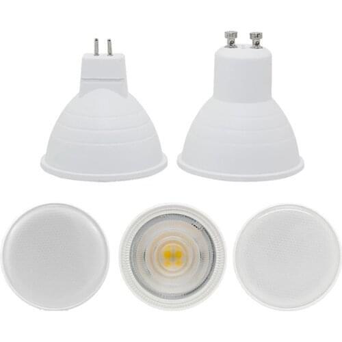 10PCS Led Spotlight Bulb GU10 MR16 6W Cob Lamp 220V 230V 240V Cool White 6500k Nature White 4000k Warm White 3000k Spot Light