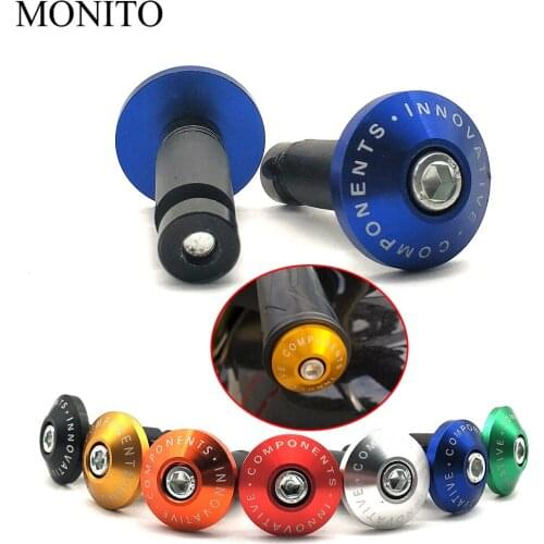 2019 Universal Motorcycle Handle Ends Bar motocross Handlebars Grips Plug Cap For BMW F800GT F800R F800S F800ST HP2 K1200R K1300