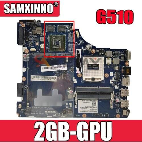 Akemy VIWGQ/GS LA-9641P G510 Laptop motherboard for Lenovo G510 original motherboard HM86 PGA947 2GB-GPU