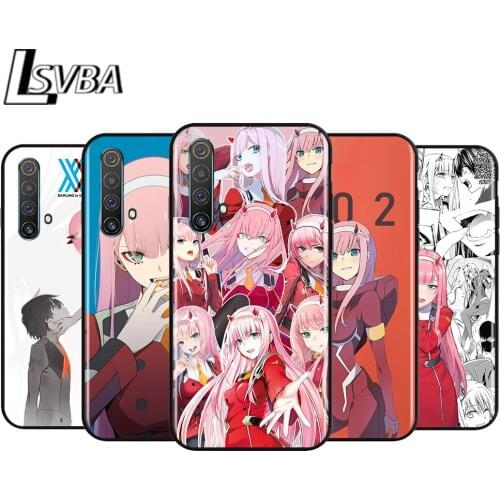 Anime Darling in the franXX for OPPO Realme V15 X5 X3 X50 X7 X2 C17 C11 C3 C2 7 7i 6 6S 6i 5 3 2 Pro Soft Black Phone Case