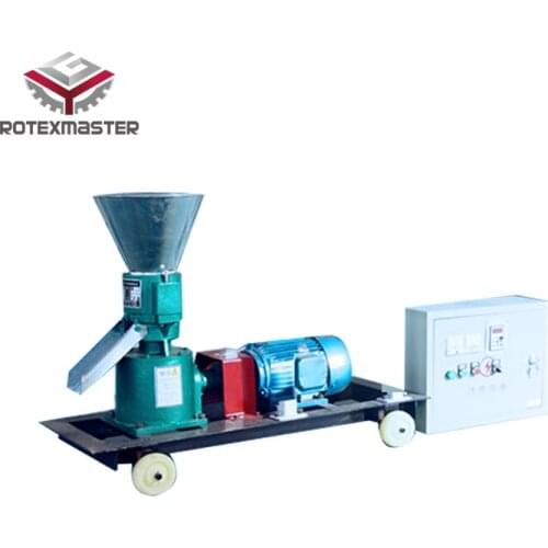 Large Capacity Long Service Life Flat Die Pellet Machine