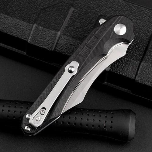 D2 knife bearing folding knife camping folding knife multi-user outdoor self-defense fruit knife tactical survival knife