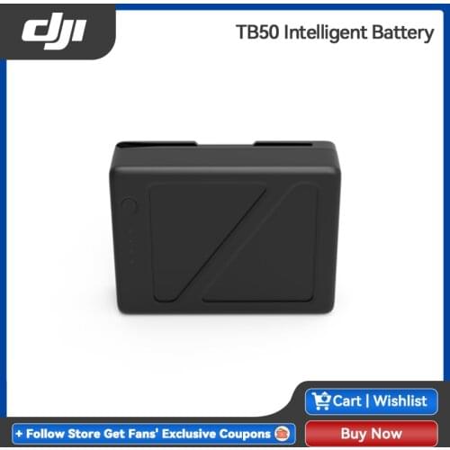 DJI Ronin 2 TB50 Intelligent Battery With two fully-charged TB50 Intelligent Batteries, the gimbal system will last up to 8 hour