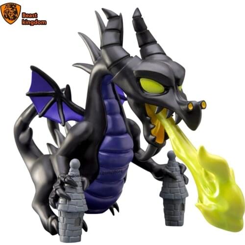 Beast kingdom Disney Villains Maleficent Dragon mini egg Attack Series garage Garage Kits Model Kits Collecting gift toys