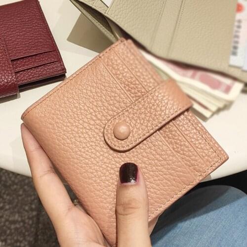 New Genuine Upper Leather Women Keys Holder Wallets Female Coin Purse Small Zipper Money Bags Lady Luxury Brand