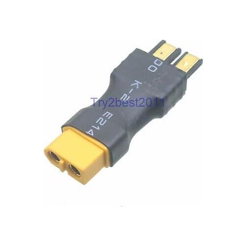 Zero Wire / Direct Connect: XT60 Female to Traxxas TRX Style Male adapter