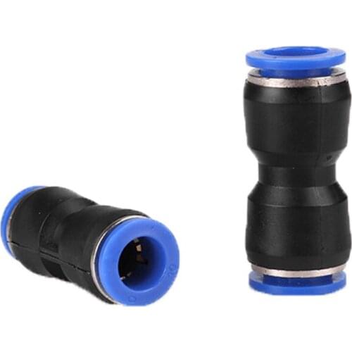 Pneumatic Fittings Plastic Tube Connector PU 4mm 6mm 8mm 10mm 12mm 14mm 16mm Air/Water Hose Push In Straight Gas Quick Connector