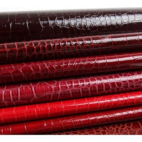 PVC Leather Crocodile Pattern Leather Cloth Bag Gift Box Packaging Artificial Leather Hard Bag Soft Bag Cloth