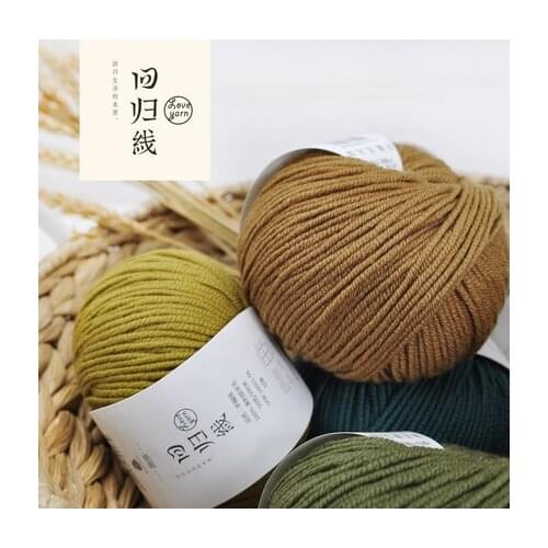 50g/ball 100% Merino Wool Yarn Coarse Wool Hand Woven Knitting Wool Thread Knit Scarf