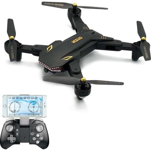 VISUO XS809S 2.0MP Wide Angle Camera Wifi FPV Foldable Drone One Key Return Altitude Hold G-sensor Quadcopter RC Toys As Gift