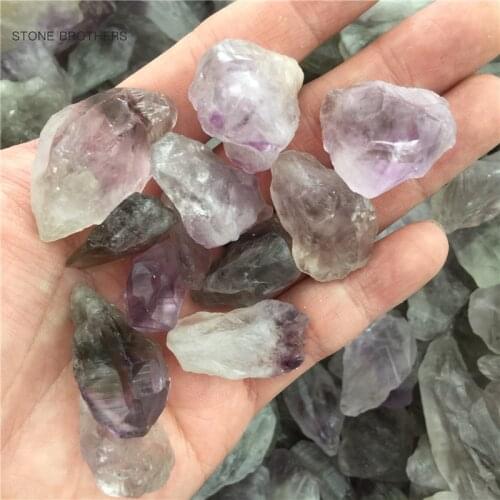 100g Natural Amethyst Raw Quartz Small Cluster Healing Reiki Stone Crystal Point Specimen Home Decor Raw Crystals Minerales