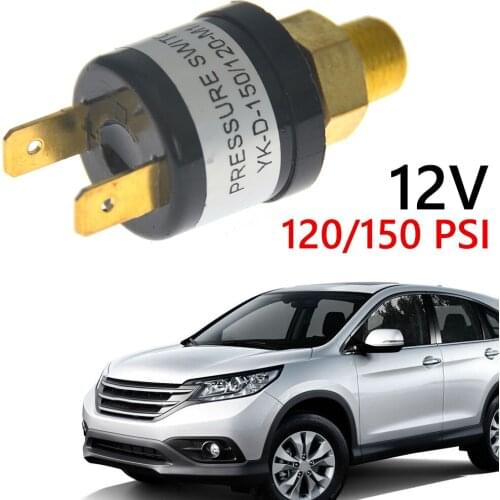 120-150 PSI Air Pressure Control Switch Valve for Train Air Horn Compressor Tank 12V Car Auto Replacement Accessories Parts
