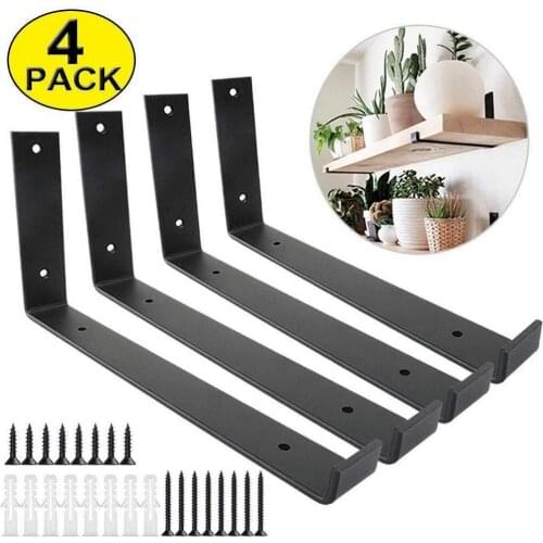 2PCS Iron Art wall triangle bracket Bracket Bookshelf Wall Shelf Wall Hanging Partition load-bearing Support Shelf Support Fram