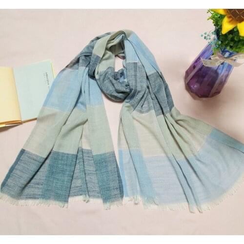 2021 Fashion Newest Geo Pattern Cotton Viscose Scarf Shawls Wraps Hijabs 6Colors 10pcs/lot