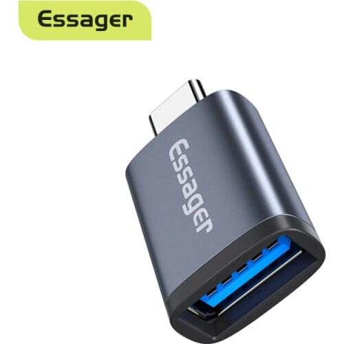 Essager USB Type C OTG Adapter Type-C USB-C Male To USB 3.0 Female Converter For Macbook Xiaomi Mi Samsung USBC OTG Connector