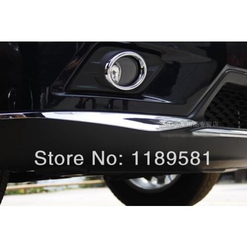 For Nissan X-Trail Rogue 2014-2016 ABS Chrome front Bumper Protector Trim new