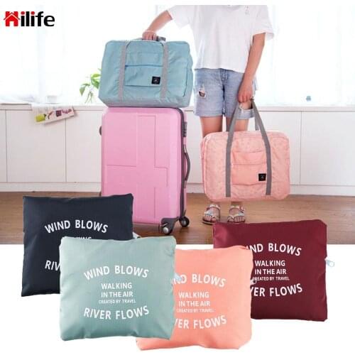 Home Storage Handbag Home Storage Large Capacity Travel Bag Multi-Function Pouch Travel Portable Storage Bag Foldable