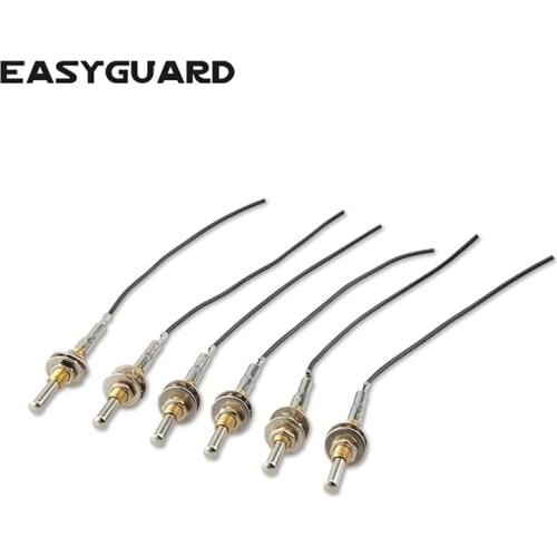 EASYGUARD 6pcs Universal Car Auto Trunk Bonnet Door Jamb Pin Switch Security Alarm Light Hood Screw