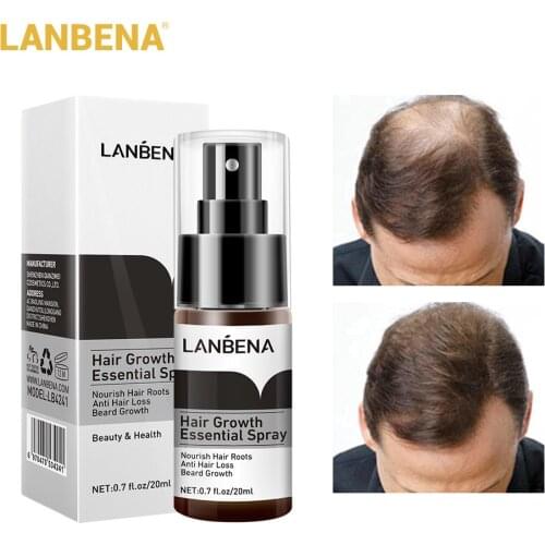 LANBENA Hair Growth Essence Spray Preventing Baldness Consolidating Anti-Hair Loss Roots Hair Care Oil Care of Hair 20ML
