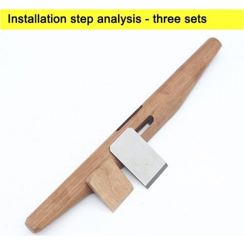 Hot Sale Wooden Mini Planer Carpenter Model Making 26 Cm Light Wood Board Sharpened Planer Hand Tool