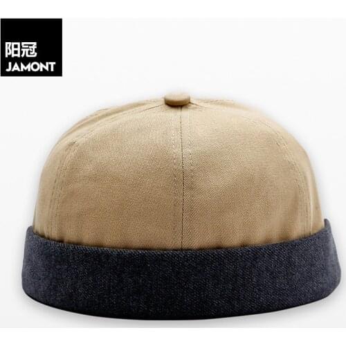 JAMONT Chinese Landlord Bucket Cap Hats Men Women Street Watermelon Cap Elder Men Hats Adjustable Folding Dome Flange Bucket Hat