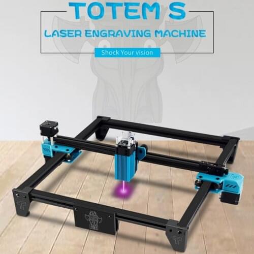 TWO TREES TOTEM S 40W Laser- Engraving Machine Frame Kit High Precision Laser- Engraver Compressed Spot LD+FAC 5.5W Fast