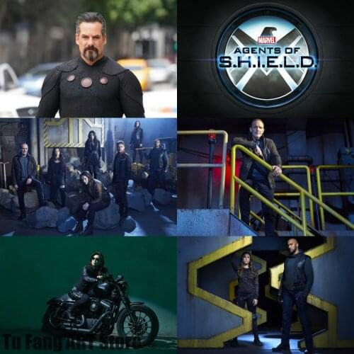 Marvel Wall Art Canvas Painting S.H.I.E.L.D. Agents TV Series Prints Posters Home Decor Pictures for Bedroom Room Decoration