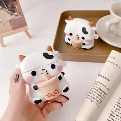 Cute Cows cartoon case Mini Pro 4 TWS For inpods Pro 4/Pro 5/mini 4 Cover silicone earphone Case fundas For inpods pro 4 cover