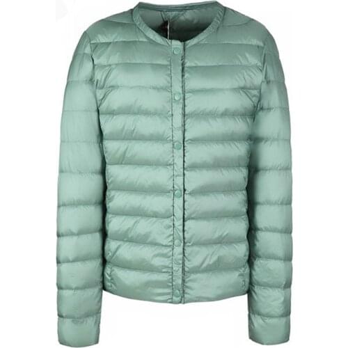 New winter Women Ultra Light White Duck Down Jacket Short Coat Slim Casual Down Coats Female Plus Size S-3xl Warm Parka