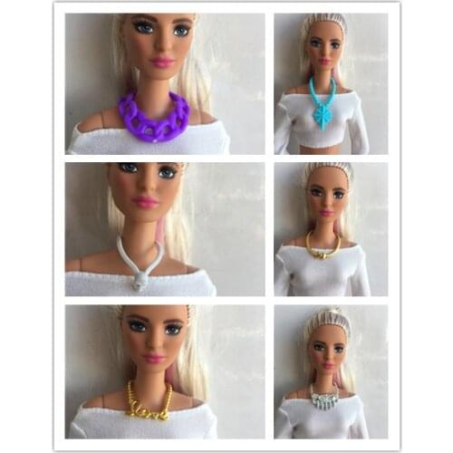 Original Doll Necklace Accessories for Fashion 1/6 BABI/FE/IT/PP/ST Doll Decors