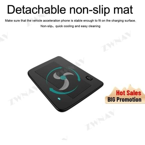 QI Car intelligent infrared fast wireless charger for Toyota Highlander 2018 infrared Fast Wireless Charging Car Phone Holder