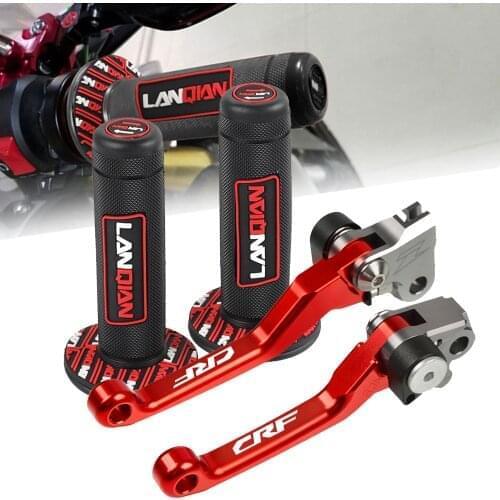 For Honda CRF150F CRF150R CRF230F CRF250 CRF 250R 250L 250M 250X CRF450 R/X/RX Dirt Bike Brake Clutch Levers Hand Grip Handlebar
