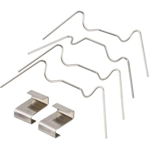 Stainless Steel Garden Nail Gardening Buckle 25pcs Fixing Tool Silver Glass Clamps Greenhouse Overlap S Clips