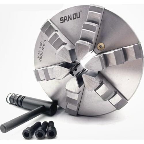 San OU K13-160 six-jaw self-centering chuck 160mm lathe parts