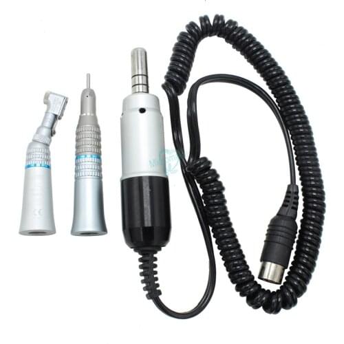 Dental Slow Speed Handpiece straight contra angle Electric Micromotor Polishing Brush Tool E-Type Brush Motor Dentist Tools Lab